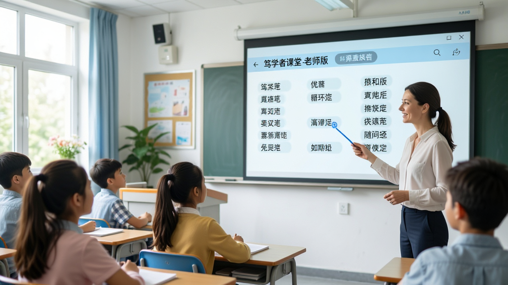 教师在课堂上使用