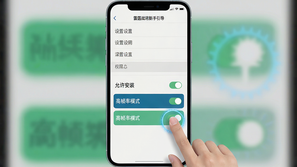 ����ս�������������棬����Ϊ�ֻ���Ļ��ʾ���ò˵���Ȩ�޿��أ�����Ϊ������ͼ��ʽ���Ű�ͻ����������װ���롰��֡��ģʽ��ѡ����Ϊ���UI˵��ͼ��ϸ�ڰ�����ָ�������Ч���������������ɾ��޶���Ԫ��