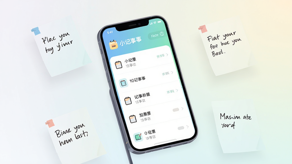 һ��չʾС�Ǽ��±�Ӧ�ó����������ֲ廭������������һ�������ֻ�����Ļ��ʾ��С�Ǽ��±��ı�ǩ�б����棬����ɾ����࣬����Ϊ��͵�ǳɫ���䡣�ֻ���ΧƯ���ż��Ű�͸���ı�ǩֽ������д�ż�̵��������������ֲ������Ĺ�ͼ���ֻ���΢��б�����Ϊ�ִ���ƽ��UI��Ʒ��ɫ���������졣ϸ����Ҫ���ּ��±�ͼ��ļ�Լ�У�����ɾ��޶���Ԫ�أ��������ȣ��ʺ���������վչʾ��