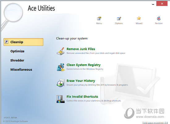 Ace Utilities 系统清理界面 安卓版