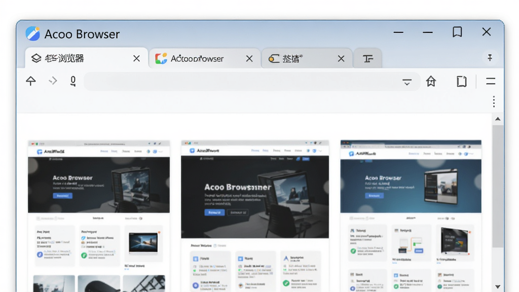 �����������Acoo Browser�����ǩ�������չʾͼ����������Ϊ����������ڶ����ǩҳ������ʾ������Ϊ������ǩ�����·���ҳ���������Ű����룬���Ϊ���Ƽ��磬ϸ�ڰ�����ǩҳͼ�ꡢ�رհ�ť��ҳ������ʾ�⣬�����������ɾ����޶���Ԫ��