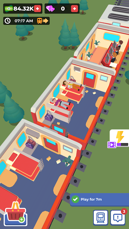 火车酒店Train Hotel0.3.9 住宿模拟经营