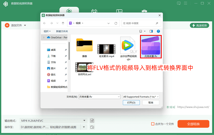FLV视频转换工具(FLV2MPG) 安卓版 操作界面