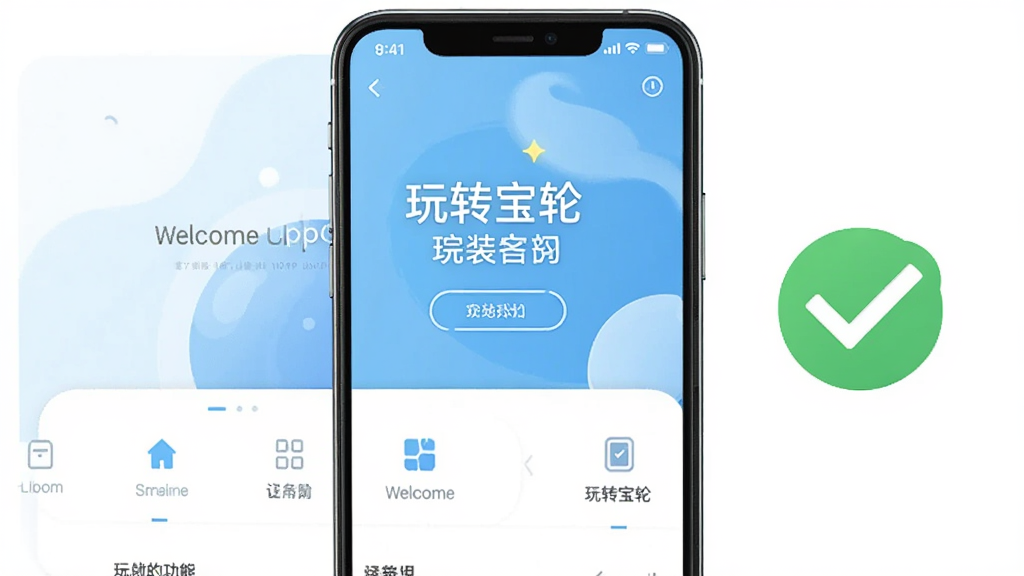 一张展示智能手机上