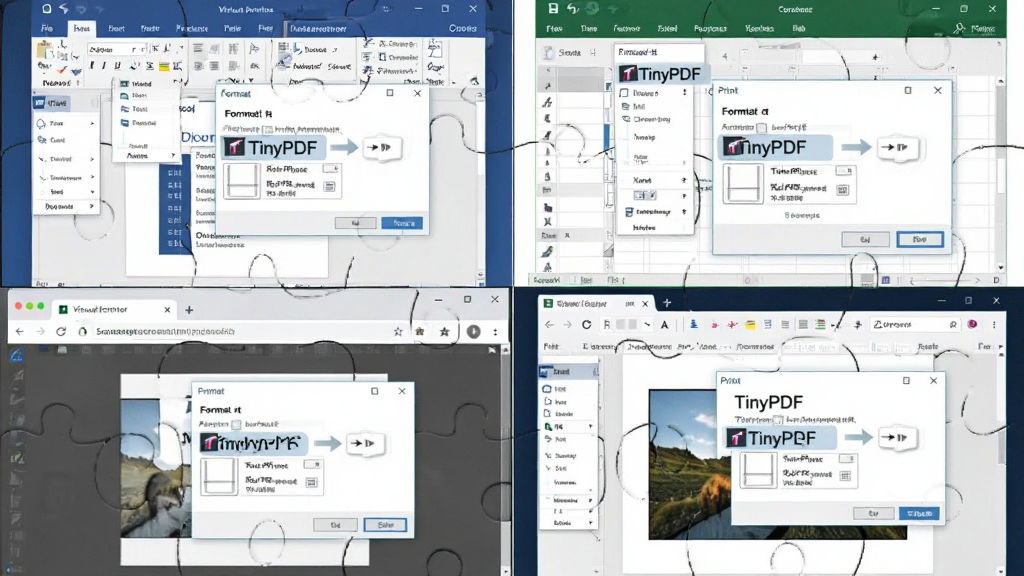 TinyPDF�����ӡ���ڶ��������ӡ�˵��б����õĳ���ƴͼ������ΪWord��Excel���������ͼƬ�鿴�����ڣ�����Ϊ�Ĺ������У��Ű����֡�TinyPDF��ѡ��������������Ƽ��У�ϸ�ڰ�����ӡ�Ի��򡢸�ʽת����ͷ�����ʸ���ɾ�