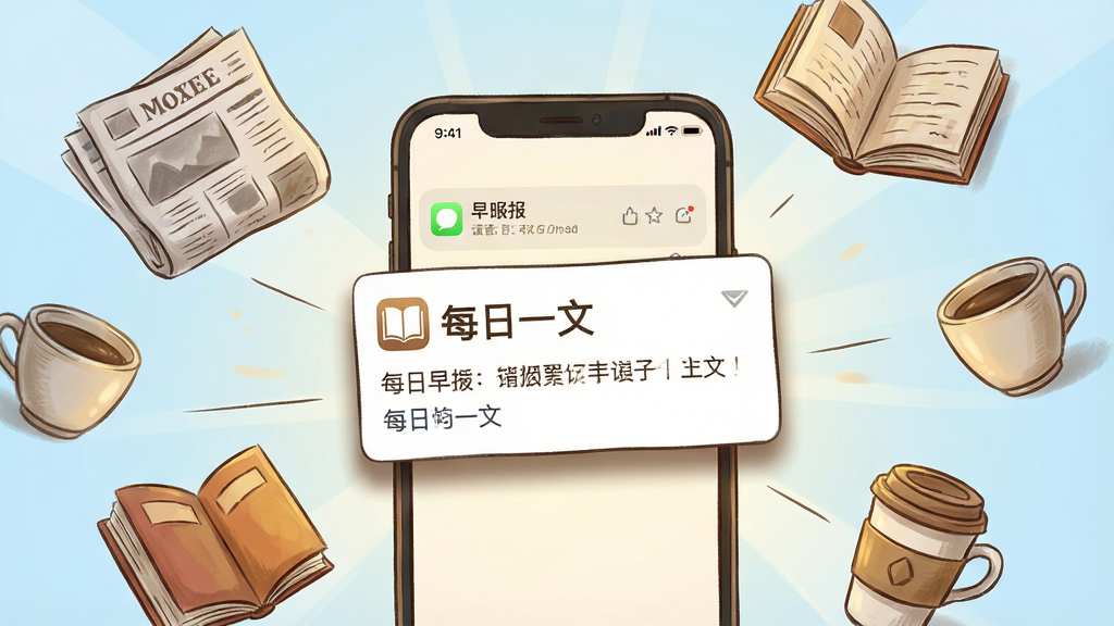 һ����桰���ߡ�Ӧ�����͹��ܵĳ����廭������������һ���ֻ���ʾ֪ͨ���������������Ϳ�Ƭ����Ƭ��д�С�ÿ��һ�ġ��������ֻ���ΧƯ���ű�ֽ���鱾�����ȱ���Ԫ�أ����ֲ��÷���״��ͼ�����Ϊ�����ֻ�磬ϸ�ڰ���֪ͨ��Ƭ����ӰЧ��������������ůɫ�����ߣ����ʸ���ɾ����޶���Ԫ�أ�����Ϊǳ��ɫ���䡣