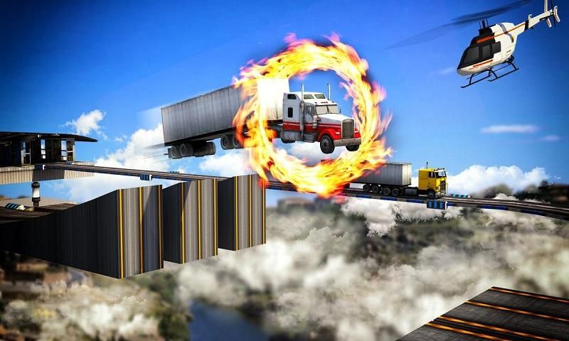 18�ֻ���ģ���ʻ��Ϸ���ĺ��������أ�Impossible 18 Wheeler Truck��