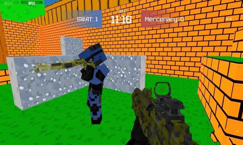 �����ؾ���ս��Ϸ�ٷ����ذ�׿�棨Blocky Combat SWAT��