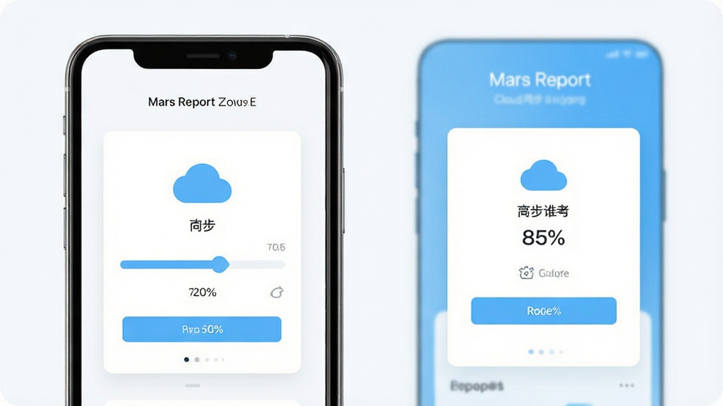һ��չʾMars Report�ƶ�ͬ�����ܵ�ʾ��ͼ������Ϊ�ֻ���Ļ����ʾ��ͬ�����������˺ŵ�¼���棬������ɫ�԰�ɫ������ɫΪ��������Ϊ���п�Ƭʽ��ƣ����Ϊ�Ƽ���Լ���ϸ�ڰ����ƶ�ͼ�ꡢͬ����ͷ�����Ȱٷֱ������ɼ������ʸ��壬�ɾ����޶���Ԫ��