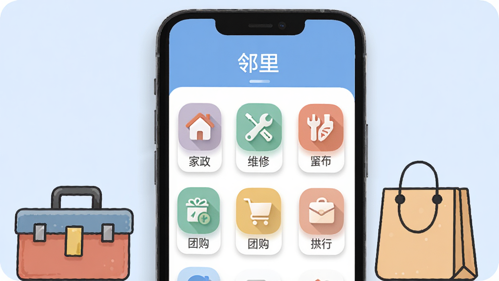 �ֻ���Ļ��ʾ�����APP�ı������ҳ�棬�м�����ά�ޡ��Ź���ͼ���������С���Ļ�Ա��й�����͹�����ļ�ʻ�Ԫ�ء�����Ϊ����ɫ�����Ϊ��ƽ��ͼ����ƣ�ϸ�ڰ���Բ�Ǿ��κ������Ӱ�����ʸ��壬�ɾ����޶���Ԫ�ء�