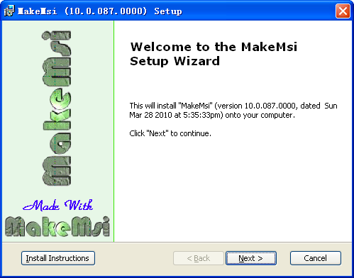MAKEMSI{package_version_name} 安装包制作工具 MAKEMSI{package_version_name} 安装包制作工具