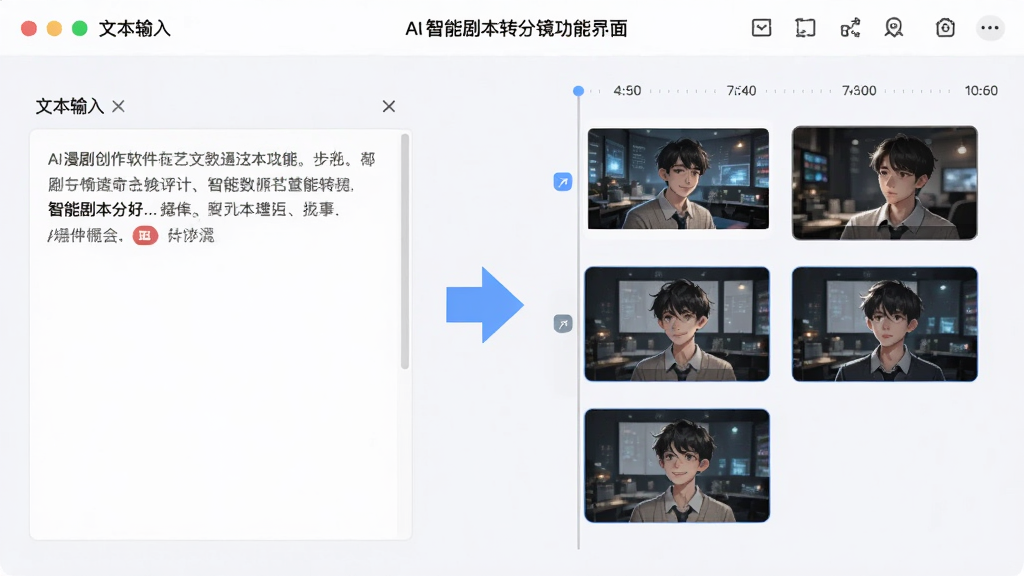 AI���紴�����������ܾ籾ת�־����ܽ��棬���Ϊ�ı�������Ҳ�Ϊ�Զ����ɵķ־�ʱ����������ͼ���м��м�ͷ��ʾת�����̣���������ˬ��ǳɫ������ͻ�������߼�������������������Ԫ��