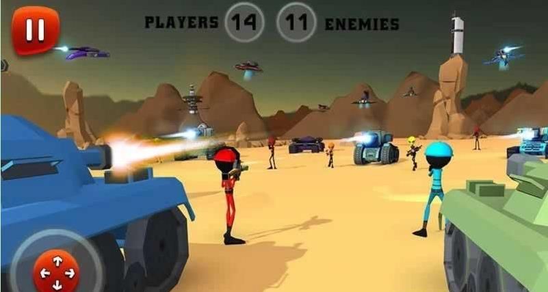������ս��ģ������Ϸ���ĺ����ֻ������أ�Creepy Aliens Battle Simulator 3D��