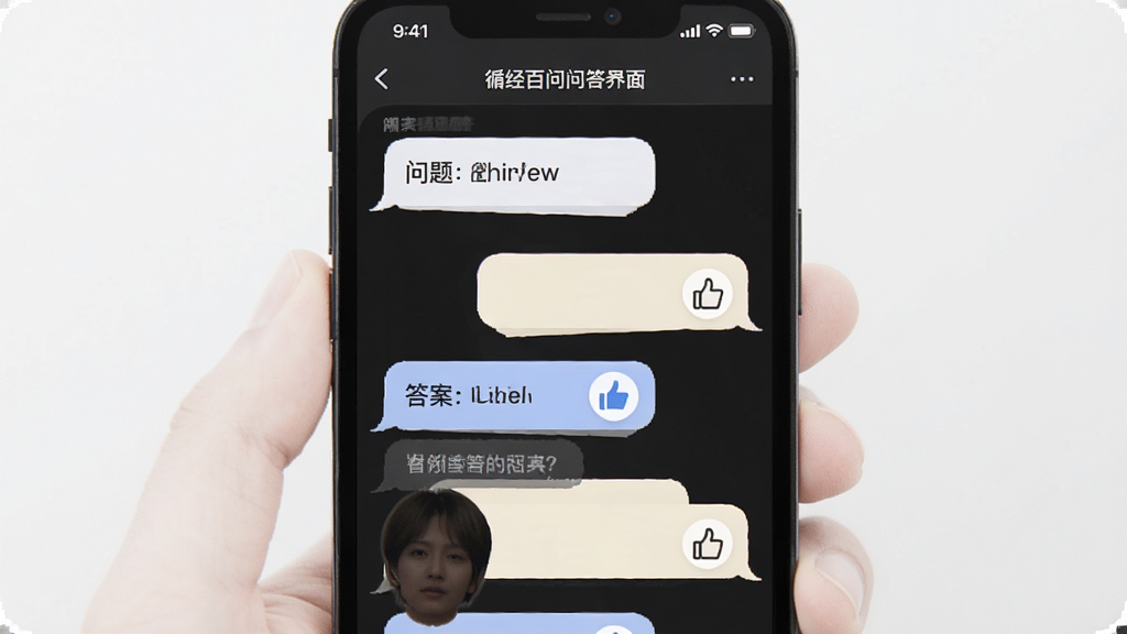 循经百问问答界面,主体为手机屏幕,布局为问答对话气泡样式,排版为上下排列,风格为简约阅读风,细节包含问题文本、答案文本、点赞图标,画质清晰,干净,无多余元素