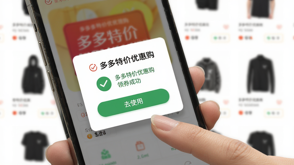 一只手拿着手机,屏幕上显示