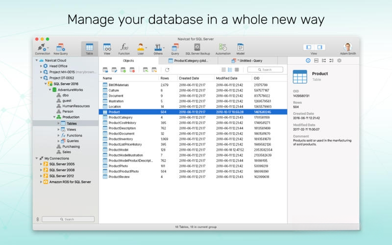 Navicat for SQL Server{package_version_name} 数据库管理工具 Navicat for SQL Server{package_version_name} 数据库管理工具