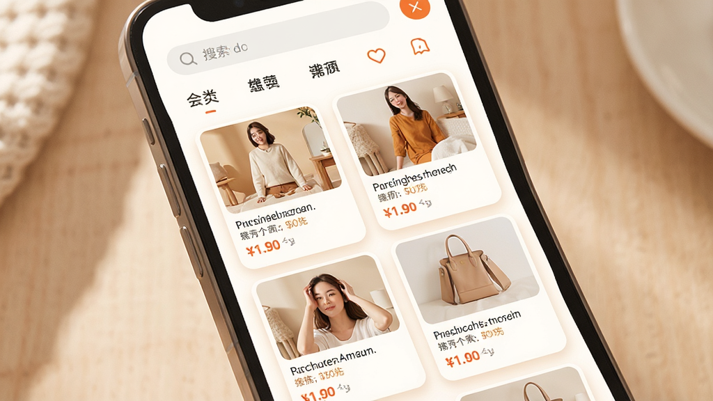 һ��չʾ������APP�����Ƽ���ҳ��ͼƬ������Ϊ�ֻ���Ļ����Ļ����ʾ�ٲ�����Ʒ�Ƽ���Ƭ��ÿ�ſ�Ƭ������ƷͼƬ����������ͼ۸񣬿�Ƭ��С��һ���������룬���涥����������ͷ�����ڣ����岼��Ϊ˫���ٲ����������ů������ϸ�ڰ��������Ӱ��Բ�ǿ�Ƭ�����ʸ��壬����ɾ����޶���Ԫ��