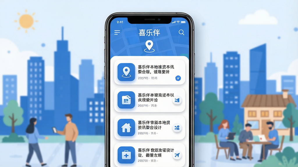 һ��չʾ��ϲ�ְ顱������Ѷ�ۺ�ҳ��ĳ���ͼ����������Ϊ�ֻ���Ļ����Ļ����ʾ��ͼ��λͼ�����Ѷ��Ƭ�б��������ǳ��м�Ӱ���������������ֲ������·ֲ�ṹ������ִ���࣬ɫ������ɫ�Ͱ�ɫΪ����ϸ�ڰ�����ƬԲ�Ǻ�ͼ����Ӱ�����������ɾ����޶���Ԫ�ء�