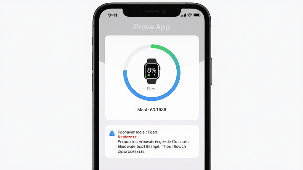 һ��Proove App�̼����������ͼƬ������Ϊ�ֻ���Ļ��ʾ�������Ȱٷֱ����ֱ�ͼ�꣬����Ϊ���п�Ƭʽ���Ű��࣬���Ϊϵͳ������App��ƣ�ϸ�ڰ������Ȼ����汾�����֡�ע��������ʾ�����ʸ��壬�ɾ����޶���Ԫ��