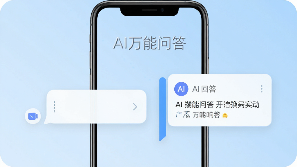 �ֻ���Ļ������ʾAI�Ի����ݽ��棬������û�������Ҳ���AI�ش�Ƭ������Ϊǳ��ɫ���䣬�������С�AI�����ʴ����������ּ��Գƣ���ƽ��UI���ϸ��������2K���ʣ��ɾ����޶���Ԫ��
