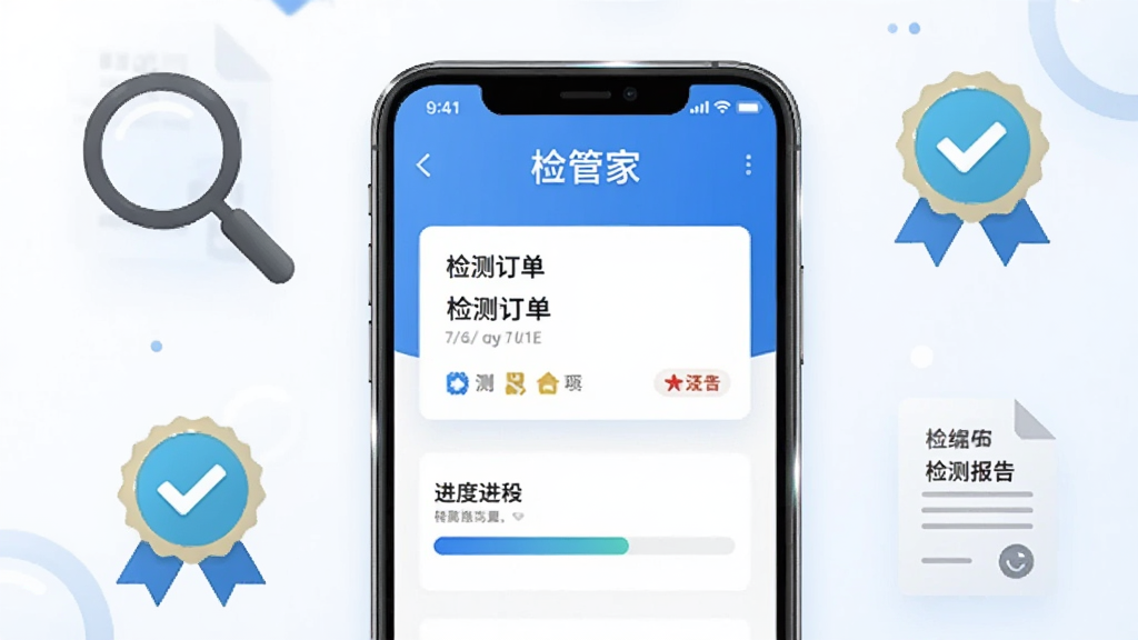 画面中央展示一部智能手机,屏幕上显示