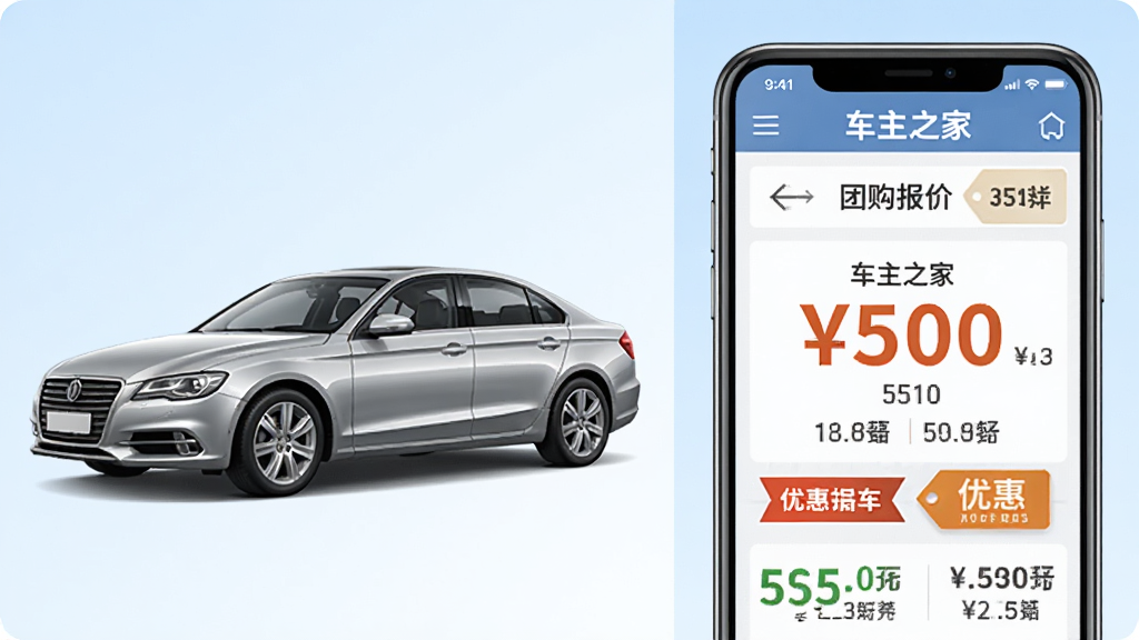 ���������һ����ɫ�γ����Ҳ����ֻ���Ļ��д����Ļ����ʾ������֮�ҡ��Ź�����ҳ�棬ҳ�����м۸��ǩ���Żݱ�ǩ������Ϊ����ɫ���䣬���ֲ������ҷ��������Ϊ��ҵ�廭�磬ϸ����ͻ���۸������복����������������������ɾ����޶���Ԫ��