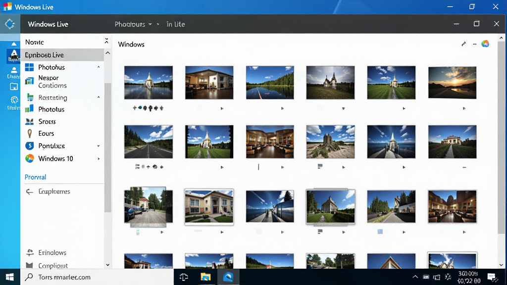 һ��չʾWindows Live ��Ƭ����Windows 10ϵͳ�����е�ͼƬ������������������ʾ��Ƭ������ͼ����ർ���������ɼ������ڱ�Ե��Windows 10���ı߿�����������࣬�����������޶���Ԫ��
