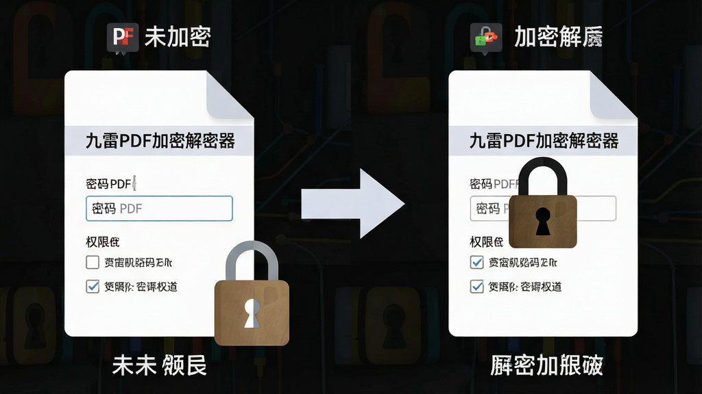 һ��չʾPDF���ܹ��̵�ͼƬ��������һ��PDF�ĵ�������ͼ�걣��������Ϊ�����δ���ܵ�PDF�ļ����Ҳ��Ǽ��ܺ��������־��PDF�ļ����м��м�ͷ���ӣ��Ű����ҶԳƣ����Ϊ��ƽ���廭�磬ϸ�ڰ���������PDF���ܽ����������ֱ�ʶ�����������Ȩ�޹�ѡ����ʸ��壬�ɾ����޶���Ԫ��
