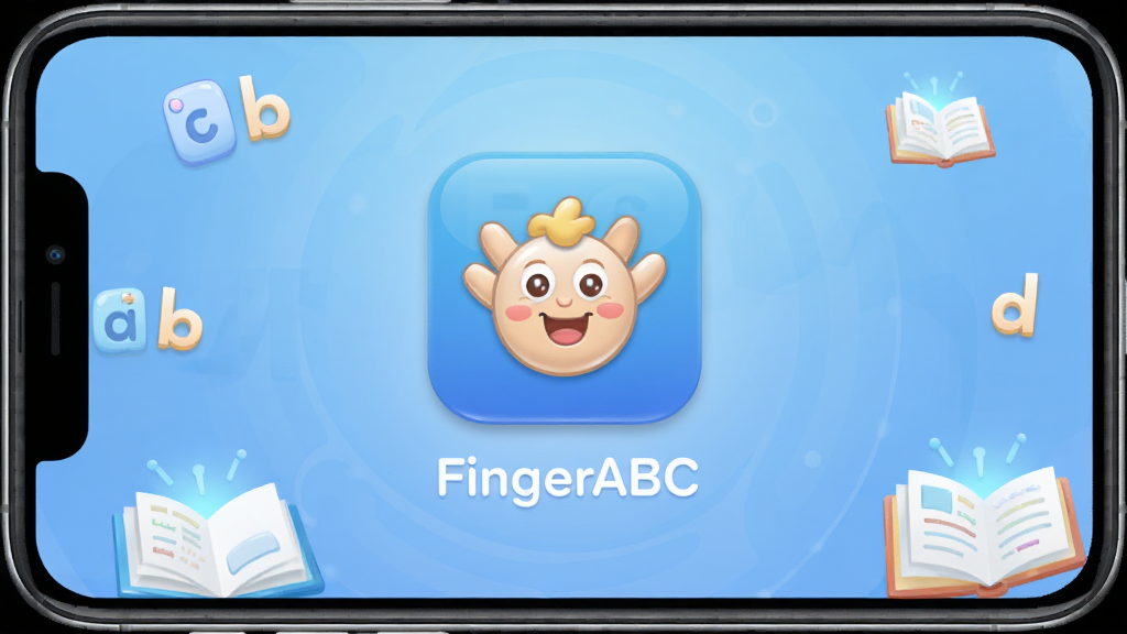 һ��չʾFingerABC������������ֻ���Ļ��ͼ������������