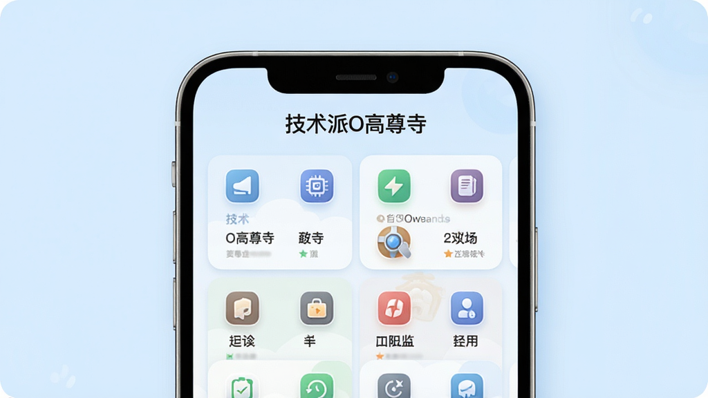 һ��չʾ������O�����¹��ܾۺϽ����ʾ��ͼ�������������ֻ���Ļ��д����Ļ����ʾ������ܿ�Ƭ�������У���Ƭ�Ϸֱ��ע��ͬ����ͼ�꣬�����С�������O�����¡����ֱ�ʶ������Ϊ��͵�ǳ��ɫ��������¼�࣬ϸ�ڷḻ����������������ɾ�������Ԫ��
