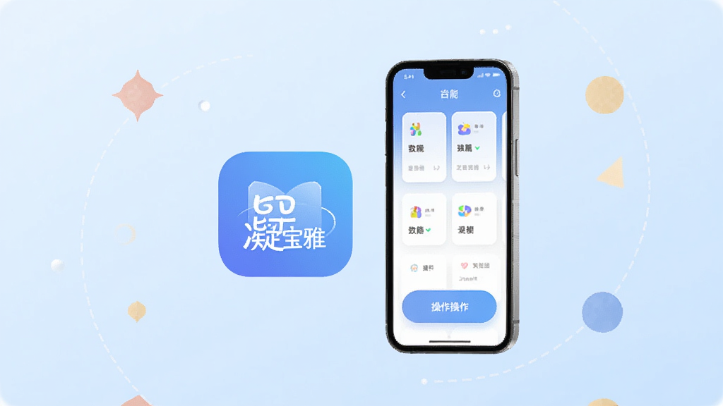 ���������ǡ������š�App��ͼ����ֻ�����չʾ������Ϊ��͵�ǳ��ɫ���䣬�ֻ���Ļ����ʾ���ܿ�Ƭ�Ͳ�����ť����Χ���Ƽ��ļ���ͼ��װ�Σ������������ִ�����ƽ����ƣ����������ɾ����޶���Ԫ��