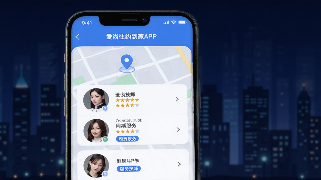 ������Լ����APPͬ�Ǽ�ʦƥ����棬�ֻ���Ļ��ʾ��ͼ��λͼ���븽����ʦͷ���б�����ʦ��Ƭ�����Ǽ����ֺͷ����ǩ������Ϊ����ҹ����ͼ����������ˬ��������ɫ��ϸ�ڷḻ�����ʸɾ����޶���Ԫ�ء�