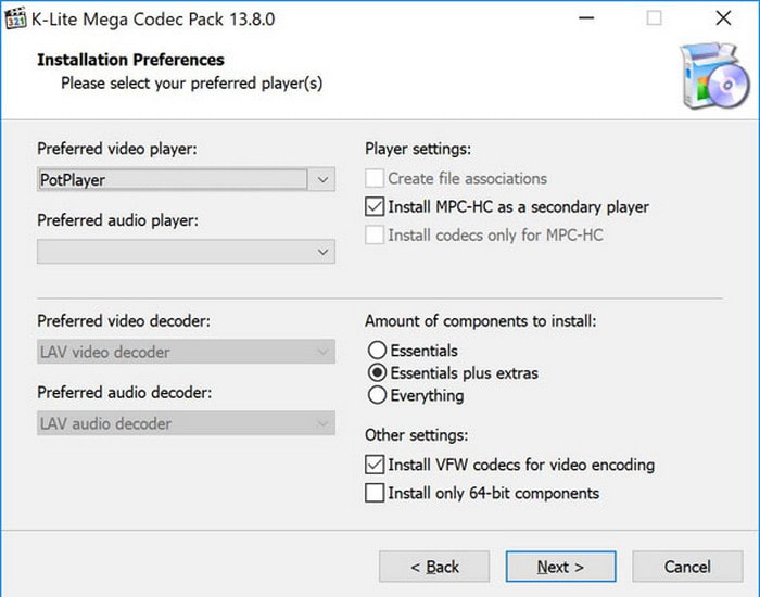 Microsoft Codec Installation Package 安卓版 播放器解码测试