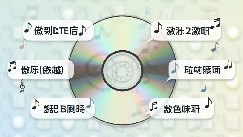 һ��չʾ��Խ���ֿ�¼CD-TEXT���ܵ�ͼƬ��������һ��CD�����Ա�Ư���Ÿ�����������������Ƶ����ֱ�ǩ������Ϊ���̾������ֻ��ƣ����Ϊ����ǳɫ���ϸ�������ֱ�ǩ����С����װ�Σ������������ɾ����޶���Ԫ��