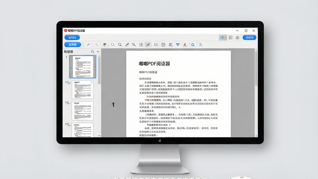 һ�Ÿɾ�����ĵ������泡������Ļ������š���PDF�Ķ������������棬������ʾһ���Ű������PDF�ĵ������������ͼ���������Ҳ����Ķ������򣬶��������������ɼ������岼��Ϊ���������ͼ�����Ϊ�ִ���Լ����磬ϸ�ڰ�����͵���Ӱ��ǳ��ɫ��������ɫ������ť������ɾ��޶���Ԫ�أ�����Ϊ����2K���ʺ���������վչʾͼ��