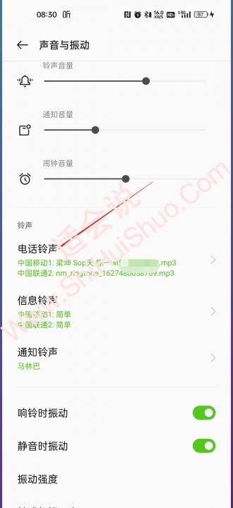 手机铃声转换器 安卓版 铃声设置界面