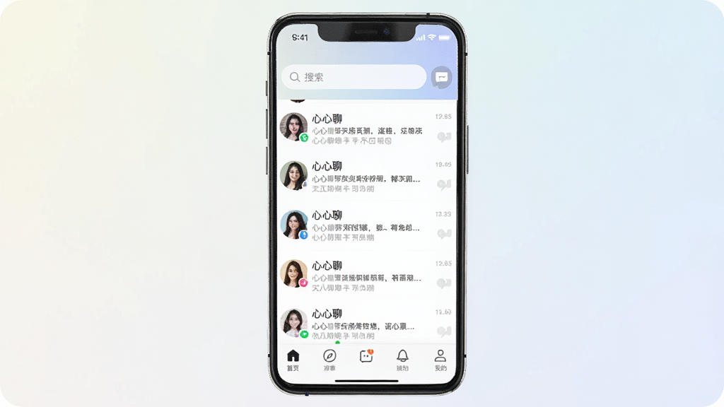 一张手机屏幕显示社交聊天软件界面的图片,画面中央是名为