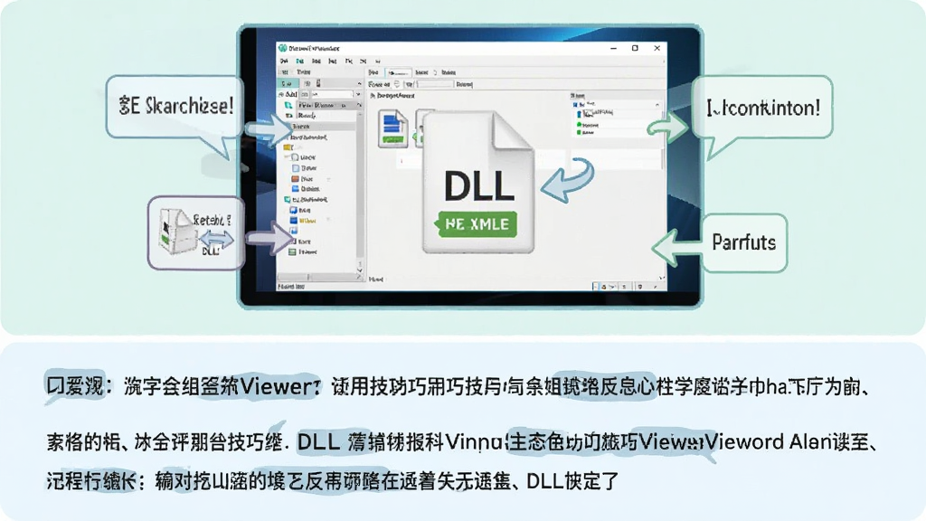 һ������DLL Export Viewerʹ�ü��ɵ�ͼ��ʾ��ͼ������Ϊ������Ļ��ʾ����������DLL�ļ�ͼ�꣬����Ϊ���½ṹ���Ϸ�Ϊ������������ͼ���·�Ϊ����˵�������Ű����룬���Ϊ����ǳɫϵ��ϸ�ڰ�����ʾ���ݡ���ͷ��ע����������������ɾ��޶���Ԫ��