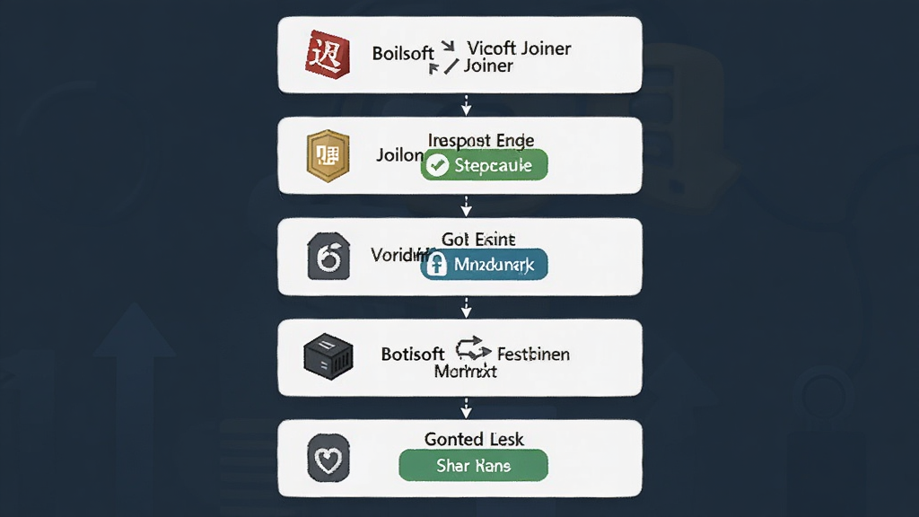 Boilsoft Video Joiner 常见问题解决流程图,画面展示从闪退到解决的步骤路径,布局为纵向流程图,排版清晰,风格为简约商务,细节包含问题图标与解决按钮,画质清晰干净,无多余元素