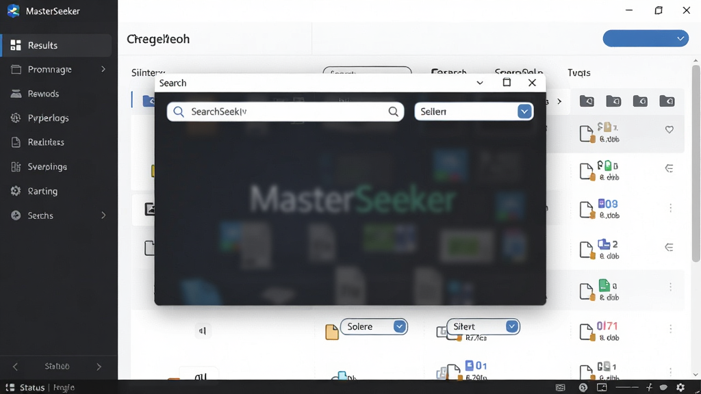 MasterSeeker����������ȫòչʾ������Ϊ�����������������ڣ����ֲ�����ർ�������Ҳ����б��ľ���˫���ṹ���Ű��������룬���Ϊ�ִ���Լ�Ƽ��磬ϸ���ϰ����������������ɸѡ���������˵����ļ�����ͼ���Լ��ײ�״̬�������ʸ��壬�ɾ����޶���Ԫ��