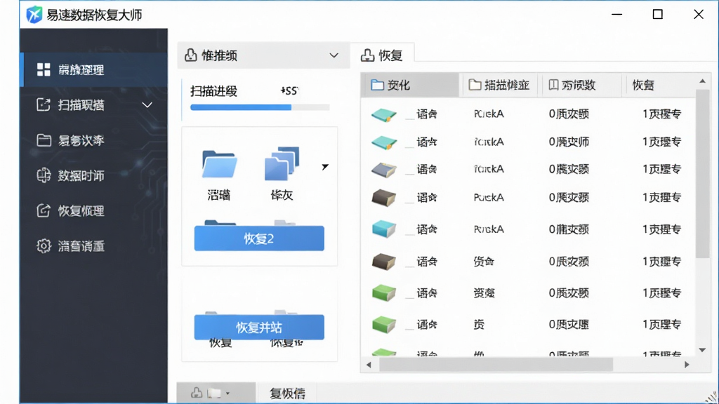 软件主界面展示,主体为
