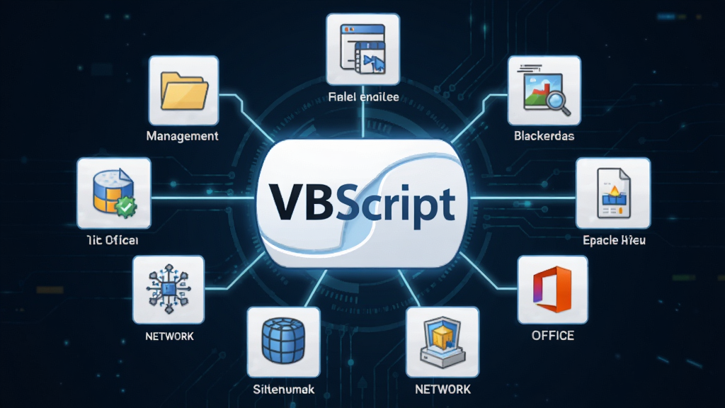 һ��չʾVBScript����ģ���ʾ��ͼ������������VBScript��־����Χ�������ļ�������ע��������硢Office�ȶ������ͼ�꣬����Ϊ����״�ṹ�����Ϊ���Ƽ��磬ϸ�ڰ��������ߺ͹��ܱ�ǩ�����ʸ���ɾ��޶���Ԫ��