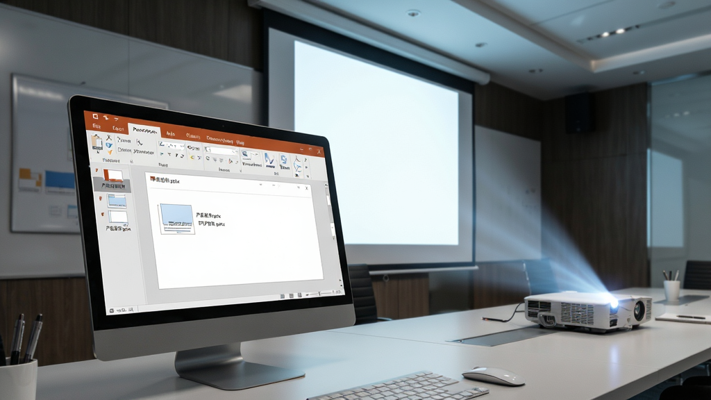 һ��չʾ Office Tab �� PowerPoint �����еĳ���ͼ������������ͶӰĻ��ǰ����ʾ�ߵ��ԣ���Ļ�� PowerPoint ���ڴ��ж����ǩҳ����ǩ��д�� 