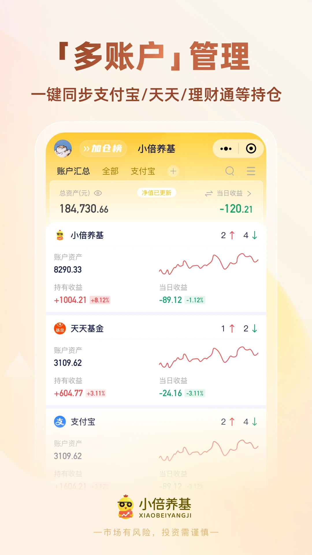 小倍养基3.9.2 基金估值助手 小倍养基3.9.2 基金估值助手