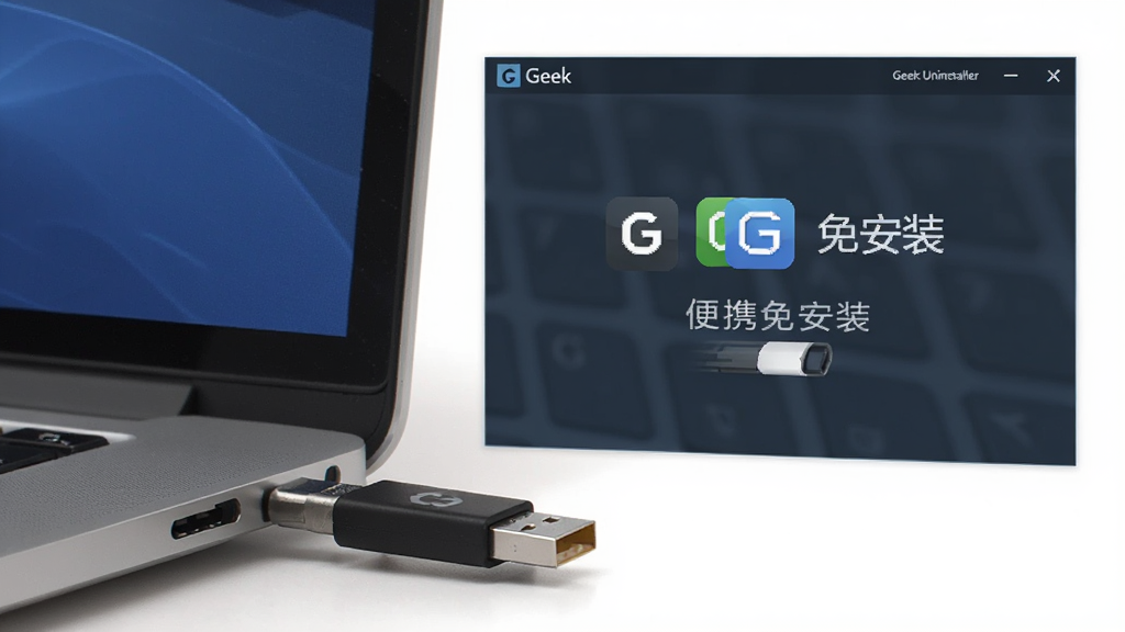 һ�� U �̲���ʼǱ����ԣ�����Ϊ��Ļ����ʾ Geek Uninstaller �ļ�ʱ�������棬����Ϊ���ӽǶȣ��Ű�չ�ֱ�Я���ٶȸУ����Ϊ�����Լ�磬ϸ�ڰ��� U �̡����Խӿڡ�����ͼ�꣬���ʸ��壬�ɾ��޶���Ԫ�أ������д������� 