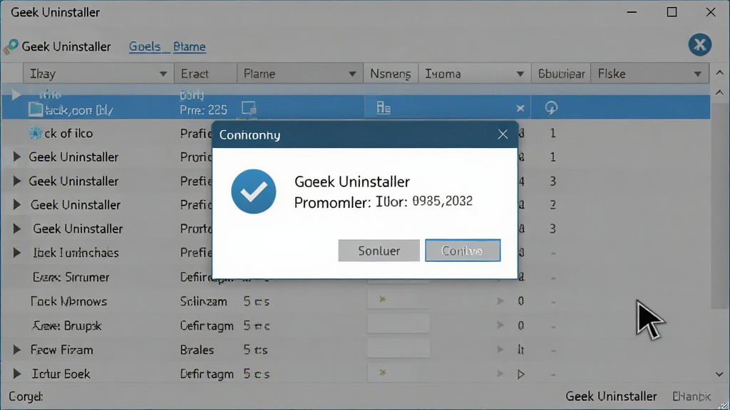 ���������ϴ� Geek Uninstaller ����������Ϊ����������ж��ȷ�ϵ���������Ϊȫ���ӽǣ��Ű�չʾ�������̣����Ϊдʵ�칫�磬ϸ�ڰ������ָ�롢�б�������������ť�����ʸ��壬�ɾ��޶���Ԫ�أ������д������� 