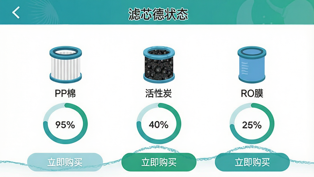 �ֻ�Ӧ�ý���չʾ����ʫ�����ߡ���о����ҳ�棬������оͼ�겢�����У��ֱ��ע��PP�ޡ�������̿����ROĤ����ÿ��ͼ���·��л��ν�������ʾʣ�������ٷֱȡ�ҳ�涥���С���о״̬�����⣬�ײ��С��������򡱰�ť������Ϊ����ɫ��ͼ����ñ�ƽ����ƣ�������ɫ������ɾ����࣬�޶���װ��Ԫ�ء�