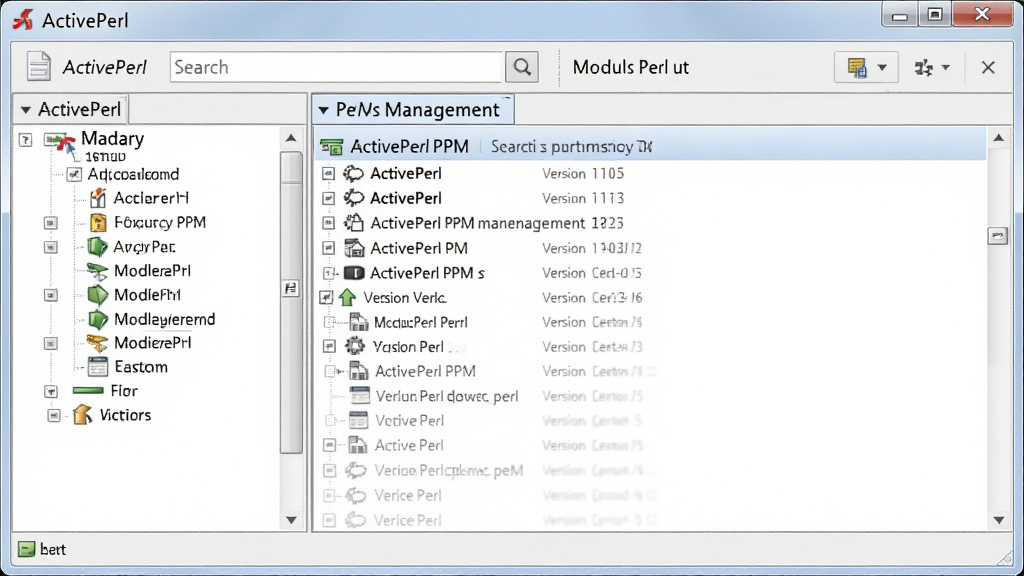 һ��չʾ ActivePerl PPM �����������������ͼƬ������Ϊģ���б����ڣ����ڱ������ 