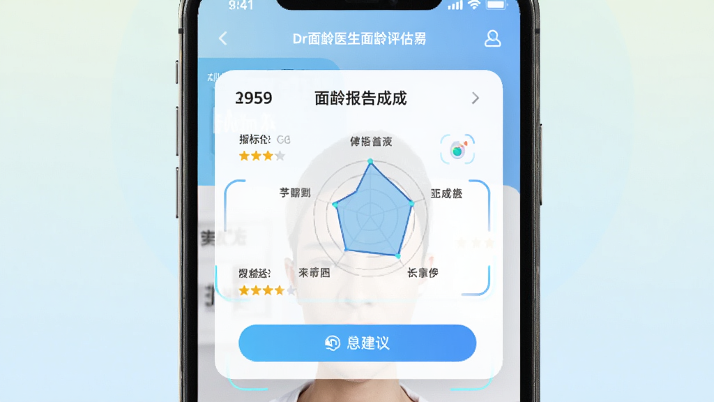 Dr����ҽ�������������棬�ֻ���Ļ��ʾ�沿ɨ����ɺ󵯳������䱨�濨Ƭ����Ƭ������ֵ���״�ͼ�͸���ָ�����֣�����Ϊǳɫ���䣬���Ϊ�Ƽ�������App���棬ϸ�ڰ������ݿ��ӻ�ͼ���������Ǽ������鰴ť�����ʸ��壬����ɾ����޶���Ԫ��