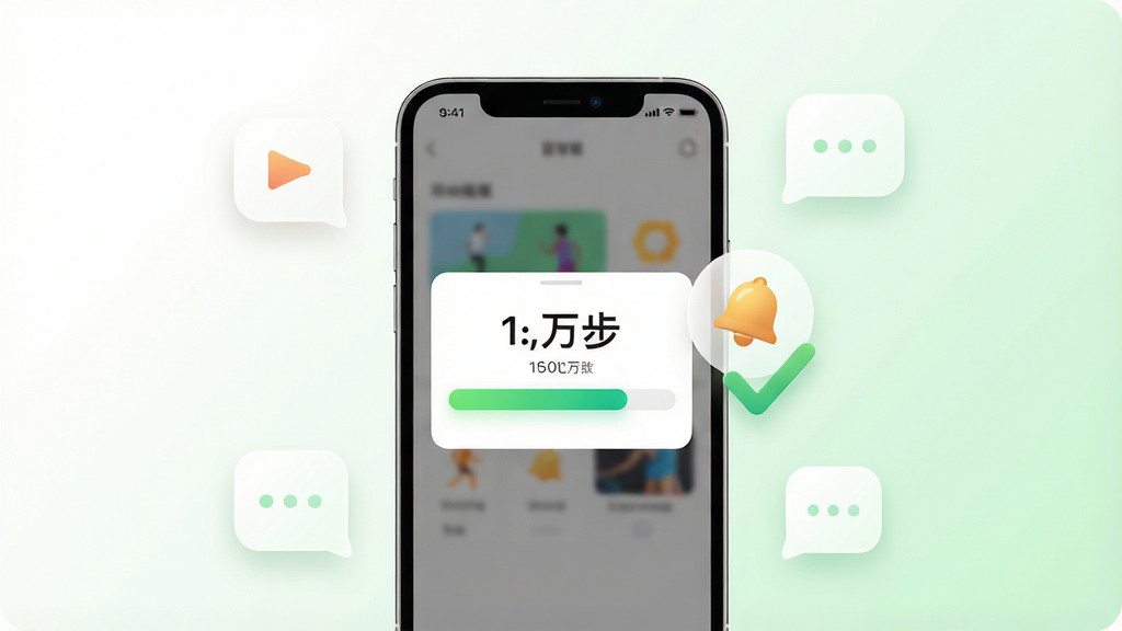 һ��չʾ���������Ŀ���趨�����ѹ��ܵ�AI��ͼ������������һ���ֻ���Ļ��ʾĿ���趨��������������һ�򲽵����ֺͽ��������ֻ��Ա���һ��С����ͼ�����ɫ�Թ�������Ϊ�ֻ����У���������͵���ʾ���ݣ����Ϊ���¼�Լ�磬ϸ���Ͻ�����Ϊ��ɫ���䣬����Ϊ��ɫ��ǳ��ɫ���䣬���ʸ��壬����ɾ����޶���Ԫ��